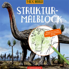 Struktur-Malblock T-Rex